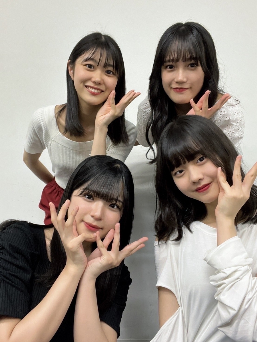 河西結心・八木栞・福田真琳・豫風瑠乃（つばきファクトリー