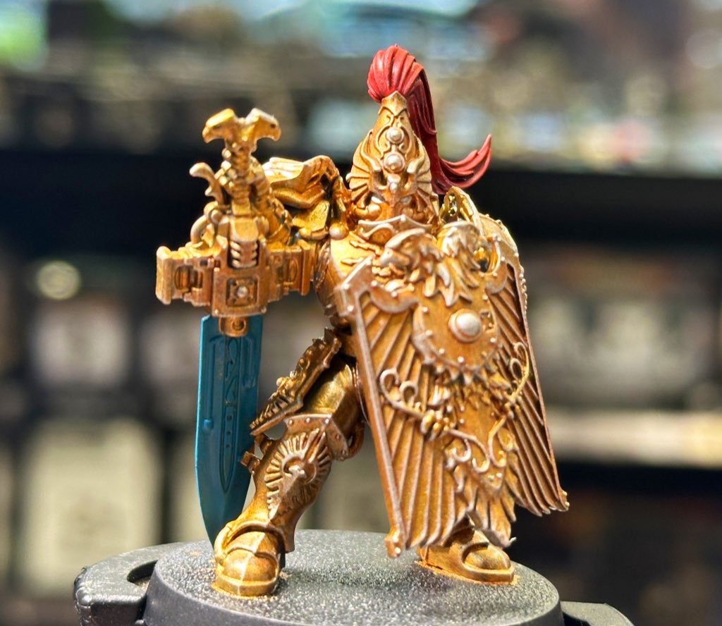 塗装日記】ウォーハンマー40Kの黄金騎士軍 アデプトゥス・カストーデス