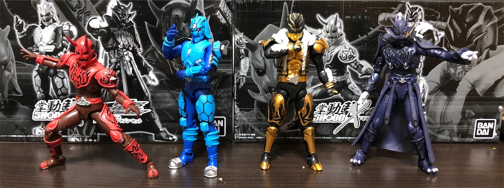 shodo】SHODO-X 仮面ライダー電王 モモタロスイマジン＆キンタロス