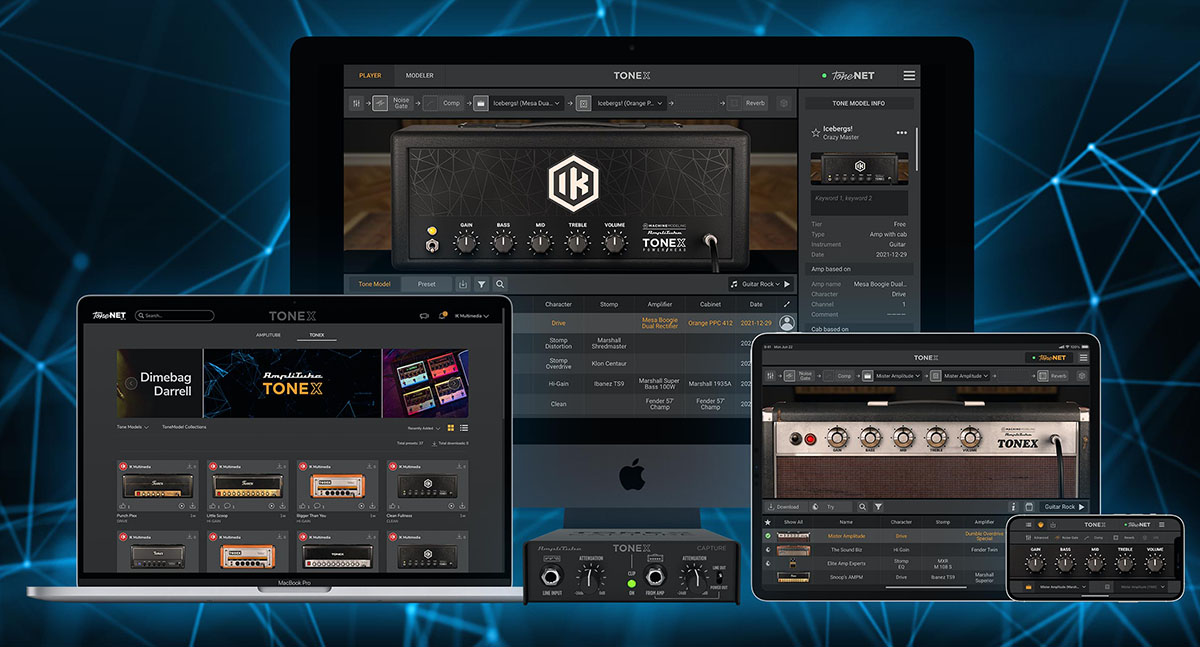 数分でアンプやエフェクターの特性を再現するIK MULTIMEDIA AmpliTube
