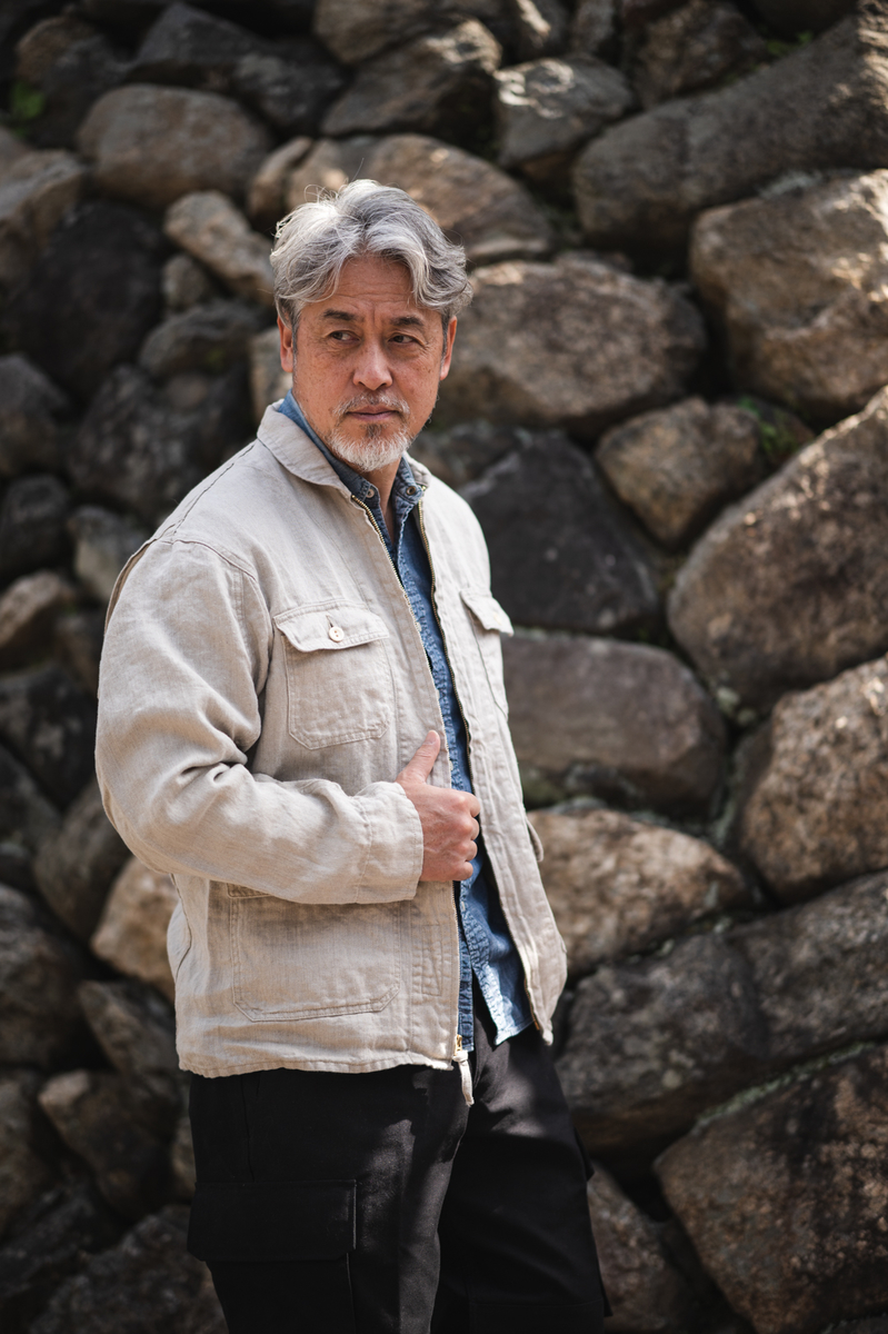 LINEN SUMMER FLIGHT JACKET STYLE - STRAY SHEEP YURAKUCHO BLOG