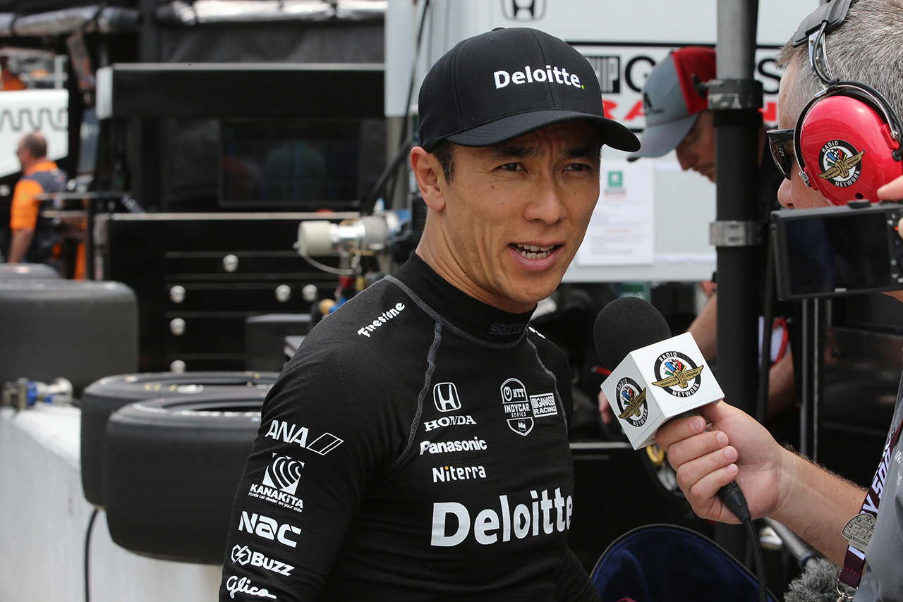 2年連続でファストフライデイトップの佐藤琢磨。仕上がりに満足も予選