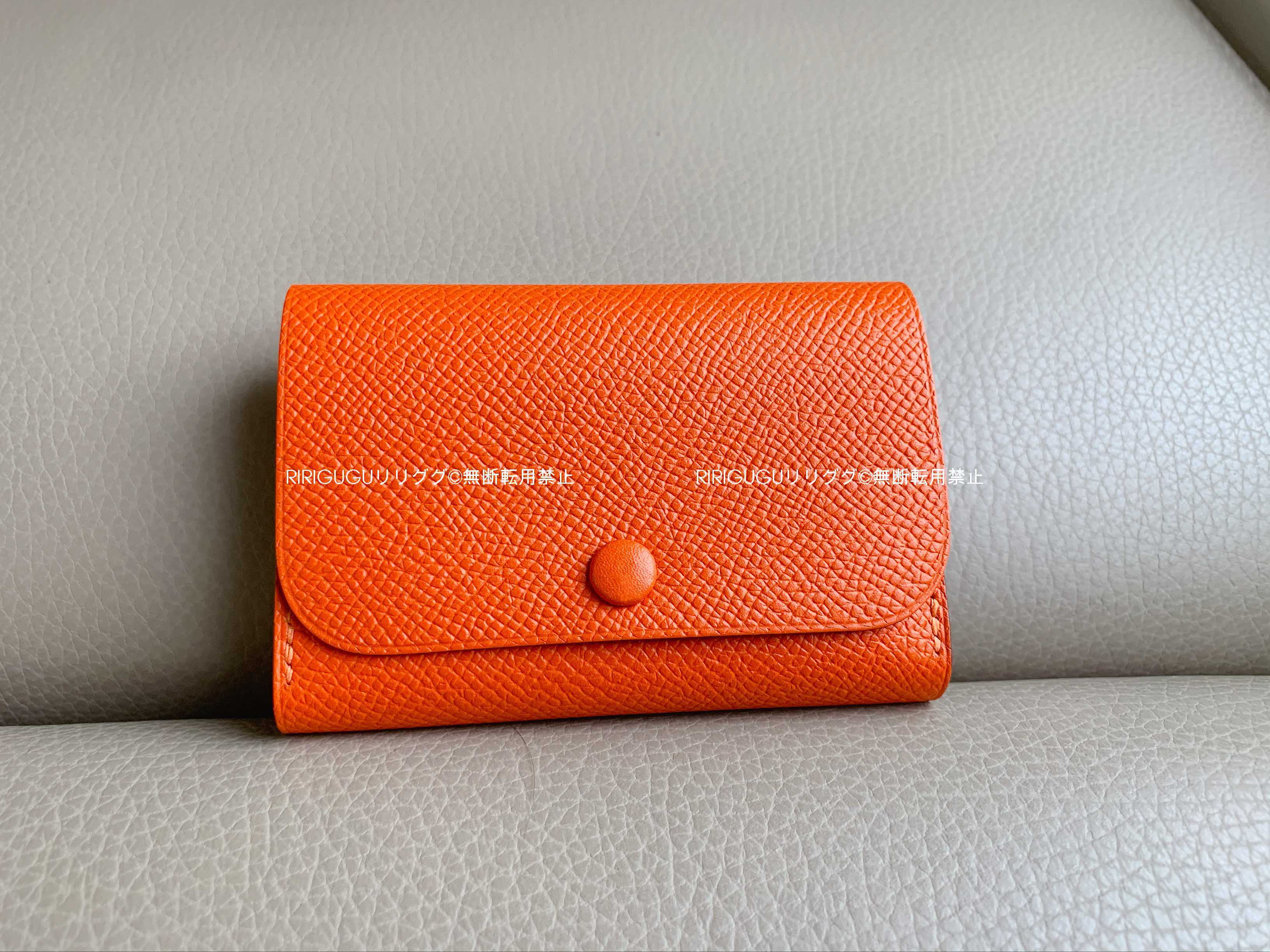 エルメス)フーオレンジ○MC2ニュートン○ カードケース (HERMES/カード