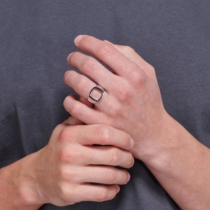 送料関税込【TOM WOOD】Cushion Open Ring/Silver (Tom Wood/指輪