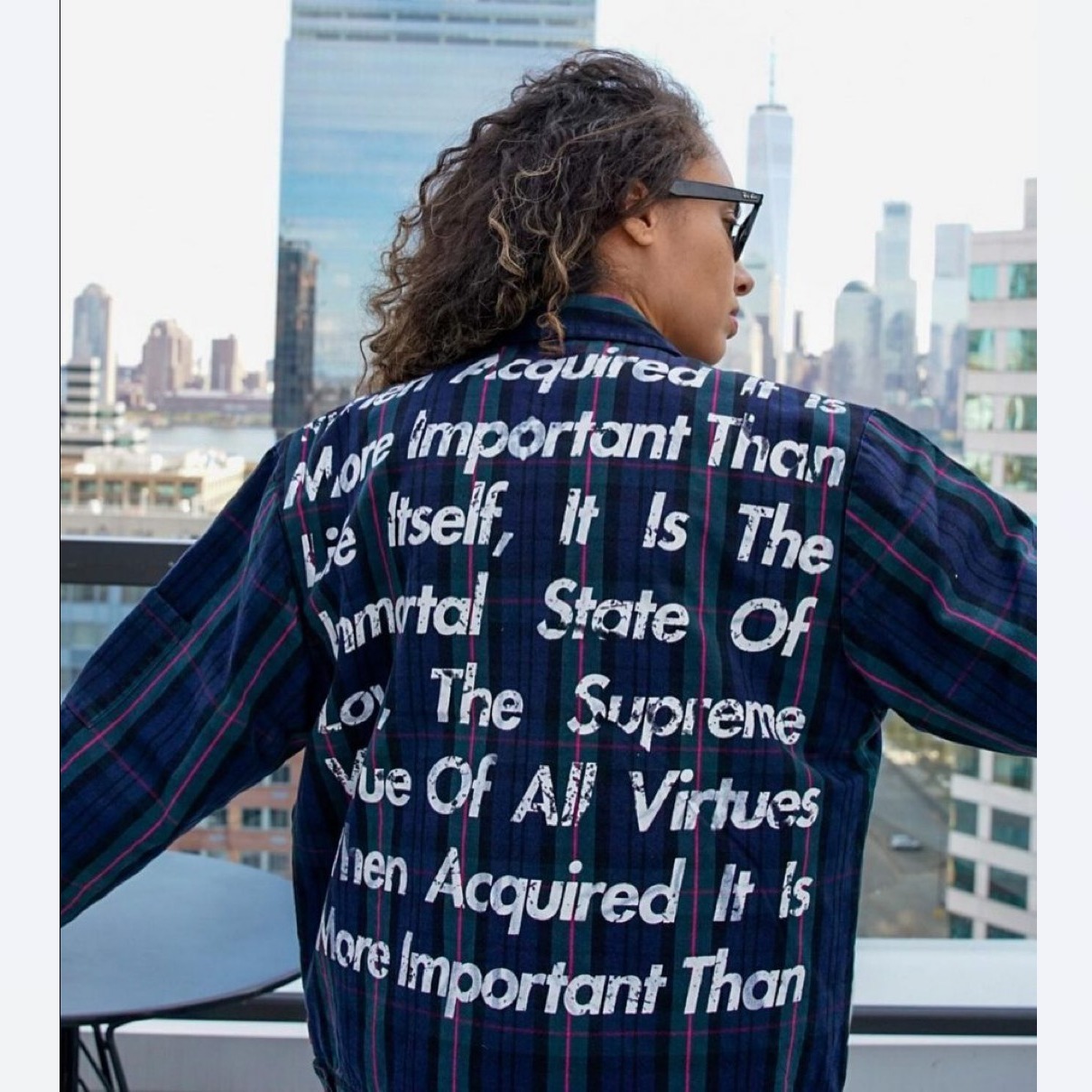 Supreme JUNYA WATANABE GARCONS CDG MAN Printed Work Jacket