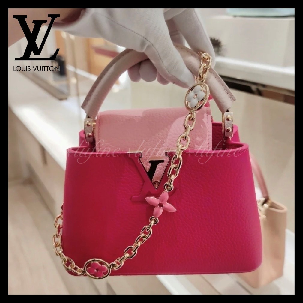 ビビットピンクが可愛すぎ♪】ルイヴィトン カプシーヌ MINI (Louis