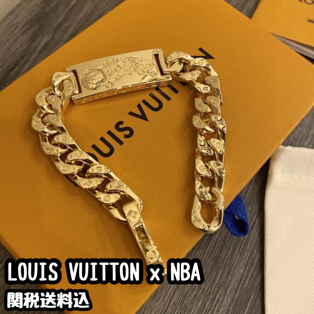 Louis Vuitton x NBA Bracelet Gold チェーン ブレスレット (Louis