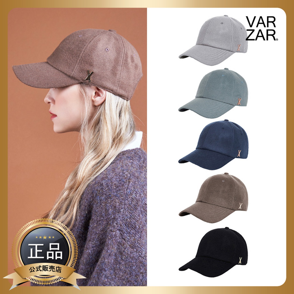 VARZAR☆新作☆Stud Logo Wool Over Fit Ball Cap☆Sale☆ (VARZAR