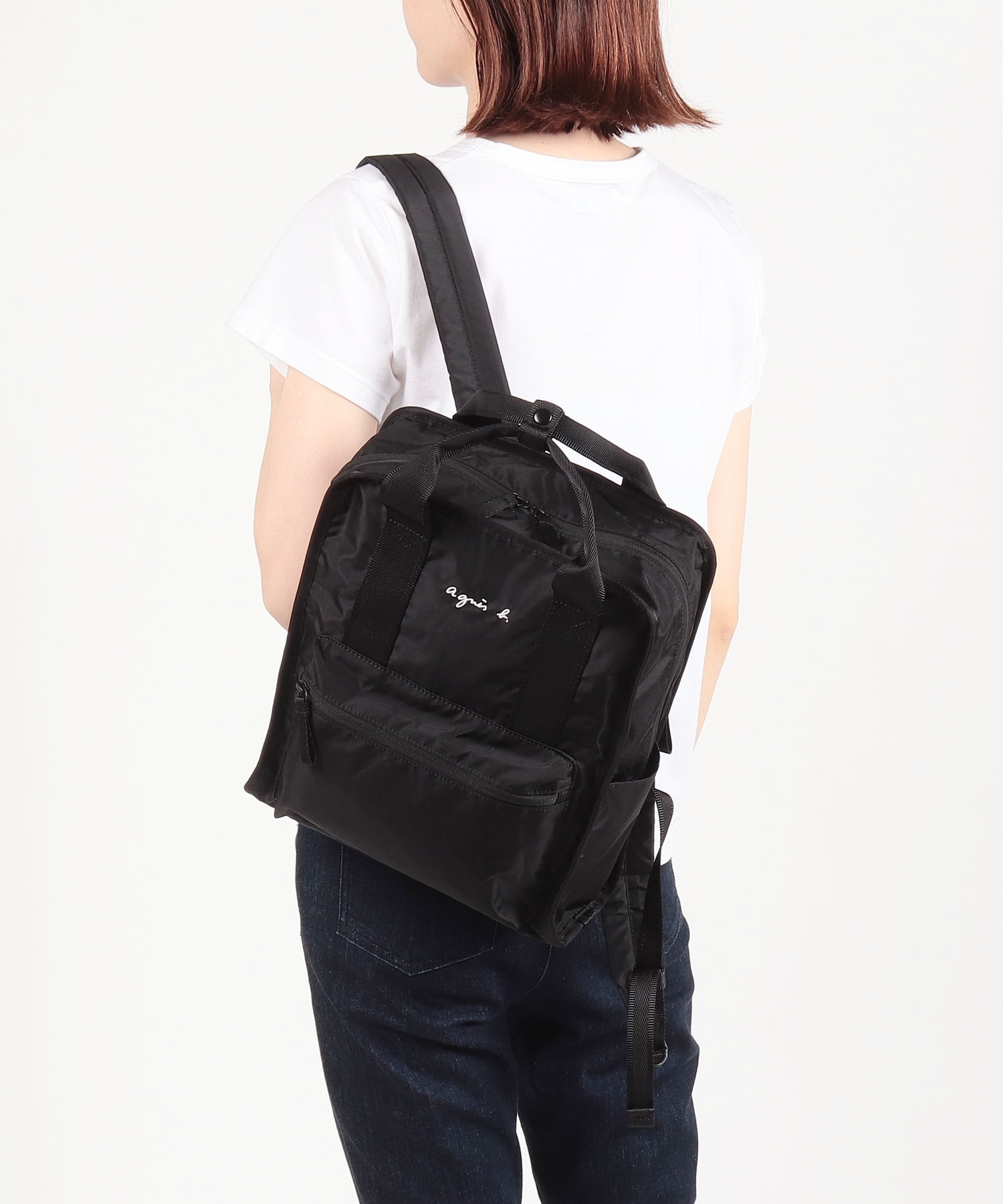 通勤や通学にもオススメ♪】アニエスベー リュックバッグ (Agnes b