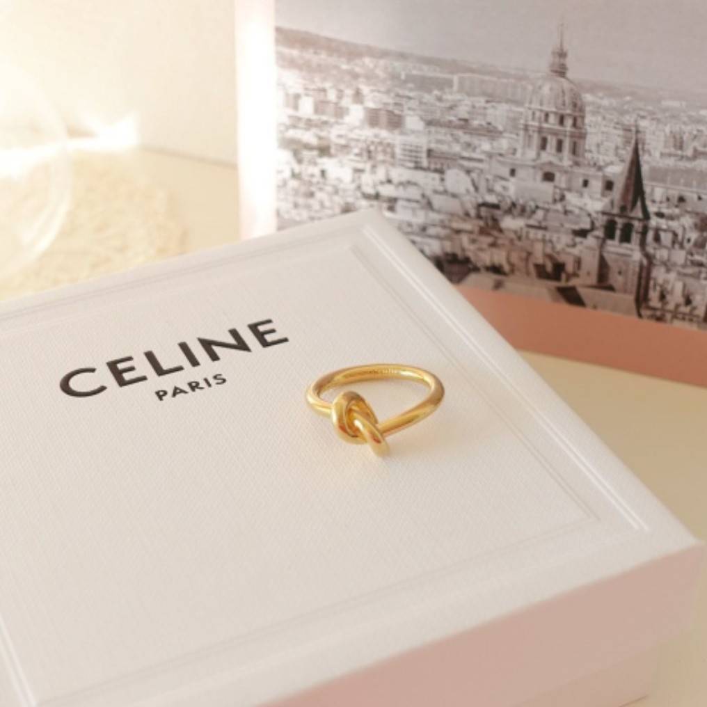 □CELINE□ セリーヌ ノット リング ゴールド (CELINE/指輪・リング