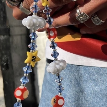 国内発送】String Ting Itsssameeee スマホストラップ マリオ (String