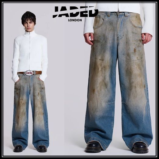 英国発◇JADED LONDON◇MUD WASH COLOSSUS JEANS (JADED LONDON/デニム