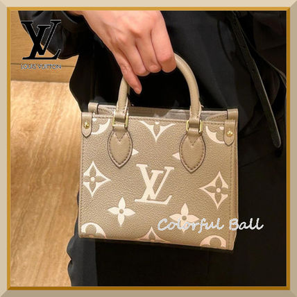 ベージュ系 Louis Vuitton ONTHEGO(ルイヴィトン オンザゴー