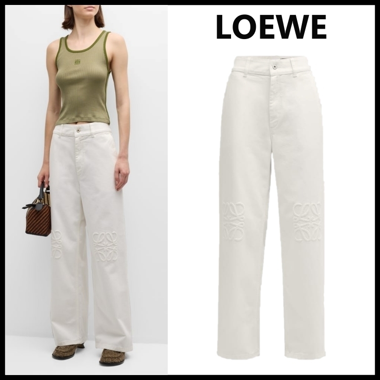 LOEWE】ロエベ アナグラム バギー ジーンズ コットン (LOEWE/デニム