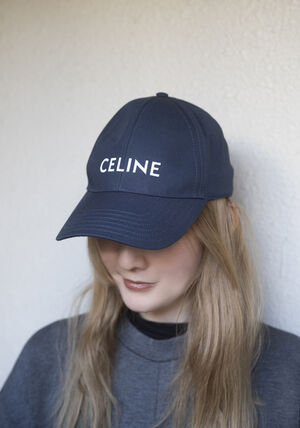 ネイビー（紺）系 CELINE(セリーヌ) キャップ(レディース) - ブランド