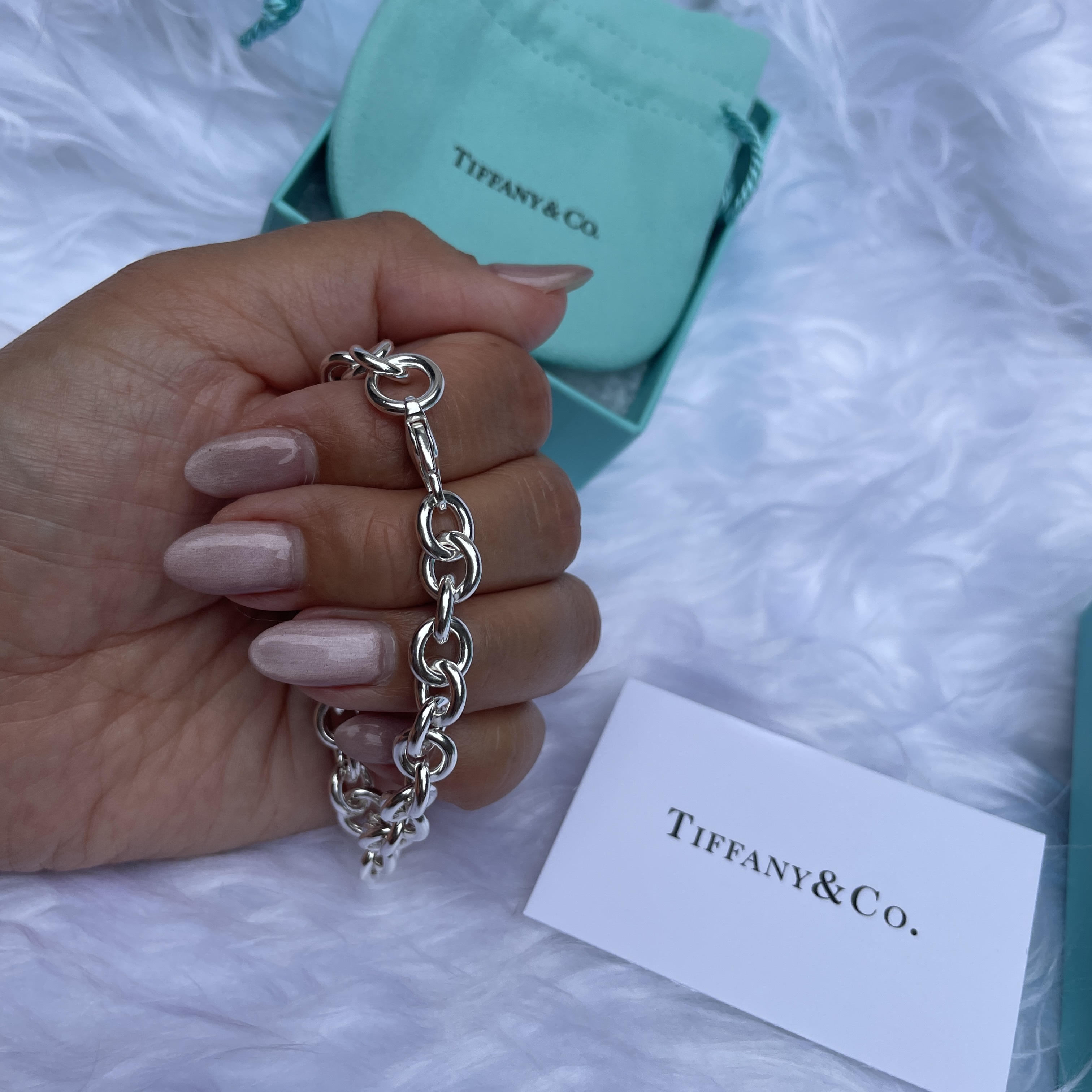Tiffany】Round Link Bracelet ラウンド リンク ブレスレット (Tiffany