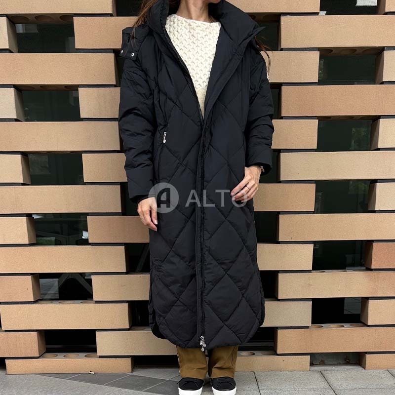 PYRENEX ダウンコート ADELE COAT HWW032P マキシロング丈 (PYRENEX