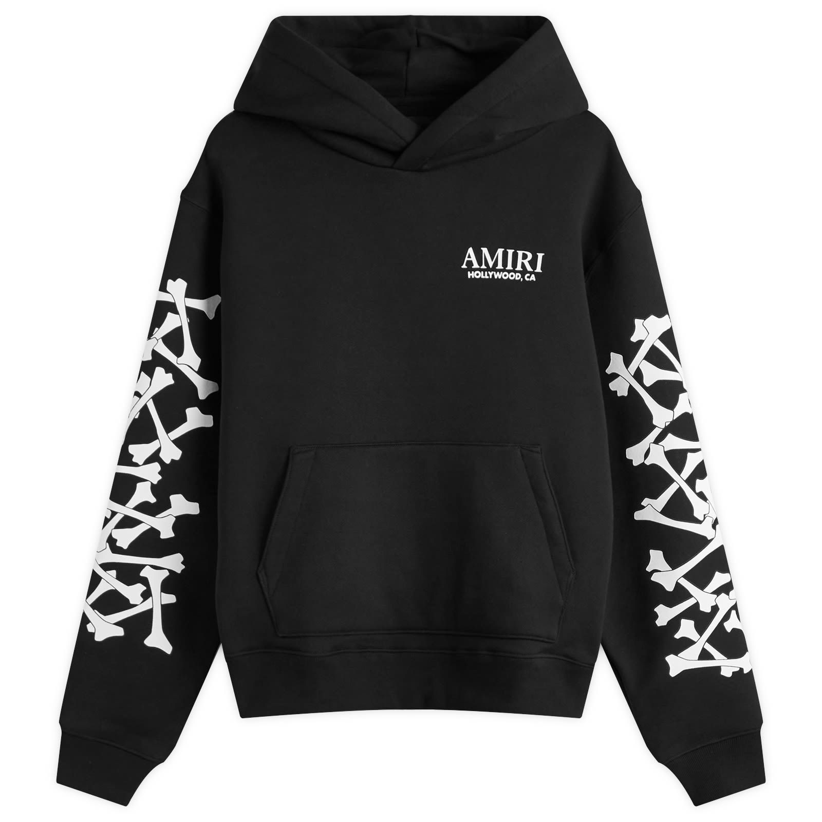 希少】AMIRI スタックドボーンズ パーカー 骨 長袖 ブラック (AMIRI