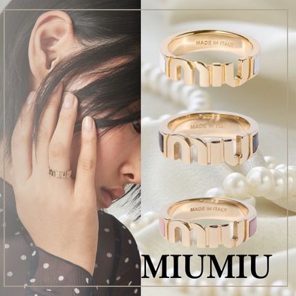 ピンク系 MiuMiu(ミュウミュウ) 指輪・リング(レディース) - ブランド