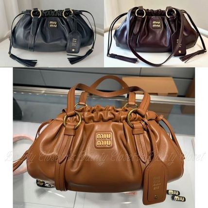 ミニ マイクロ スモール ブラウン（茶色）系 MiuMiu(ミュウミュウ