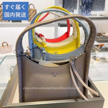 グレー（灰色）系 FENDI SELLERIA(フェンディ セレリア) ハンドバッグ