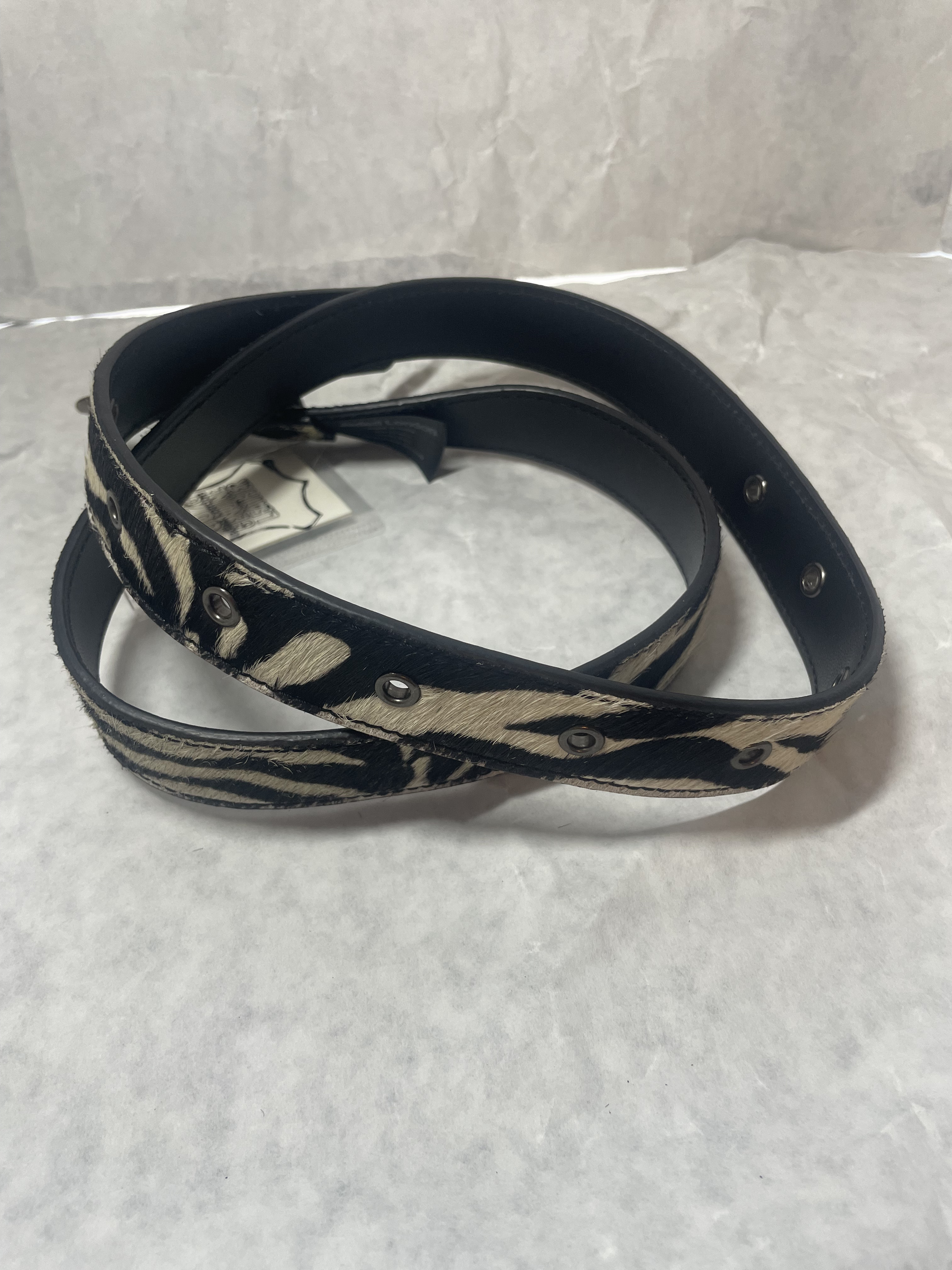 JADED LONDON】 送料関税込み ゼブラ柄 ベルト (JADED LONDON/ベルト