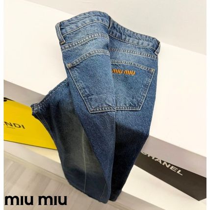 ハイウエスト MiuMiu(ミュウミュウ) デニム・ジーパン(レディース