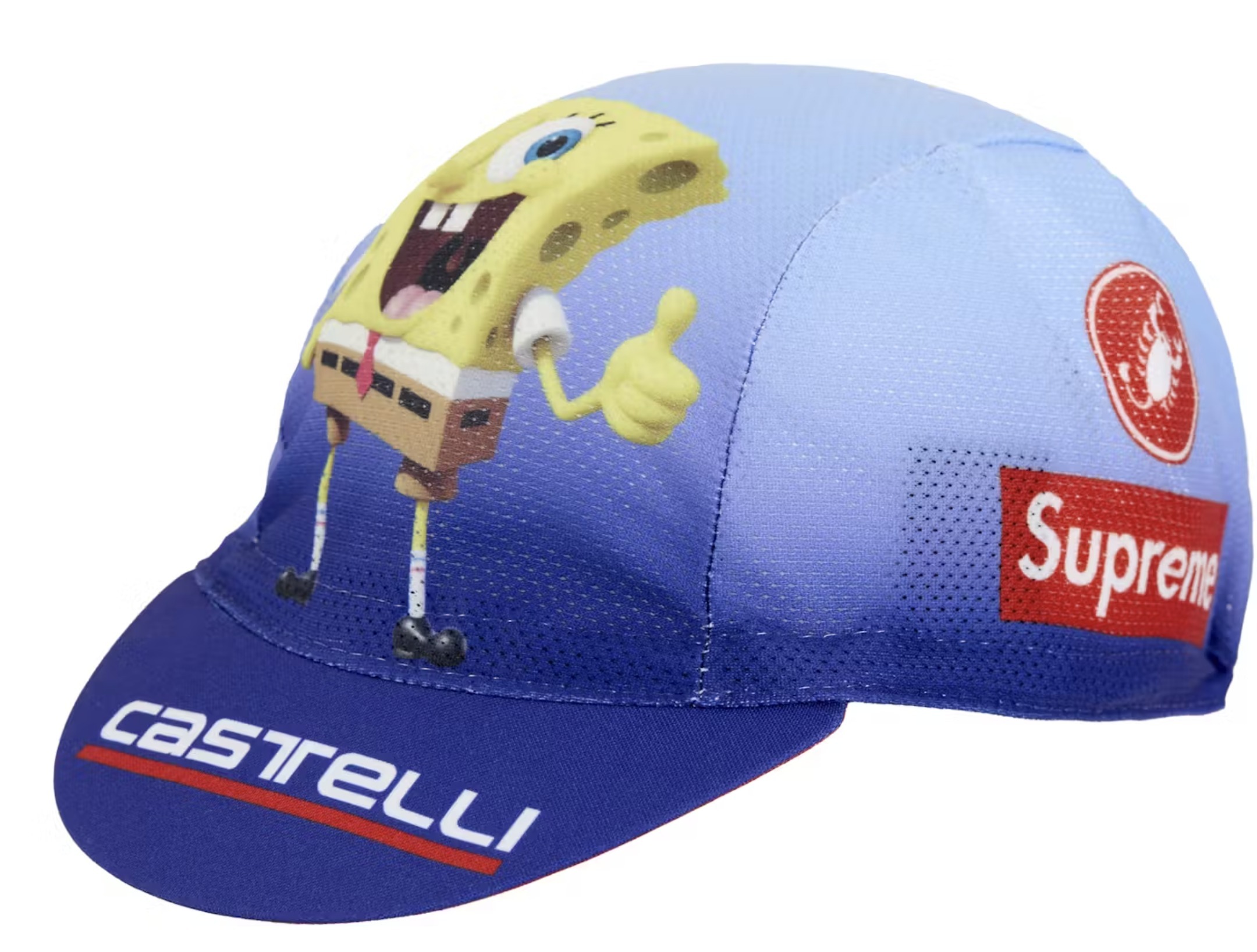Supreme x スポンジボブ☆話題のコラボキャップ (Supreme/キャップ