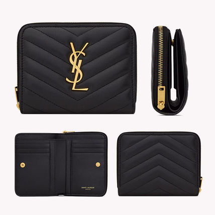 ラウンドジップ(ファスナー) Saint Laurent(サンローラン) 折りたたみ