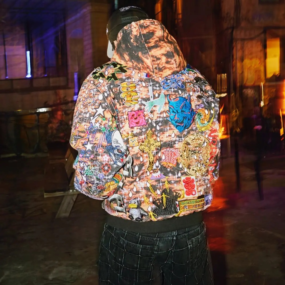 Supreme】AOI Embroidered Hooded Work Jacket☆Flames☆25SS (Supreme