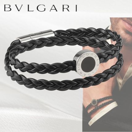 ブラック（黒）系 Bvlgari(ブルガリ) ブレスレット(メンズ) - ブランド