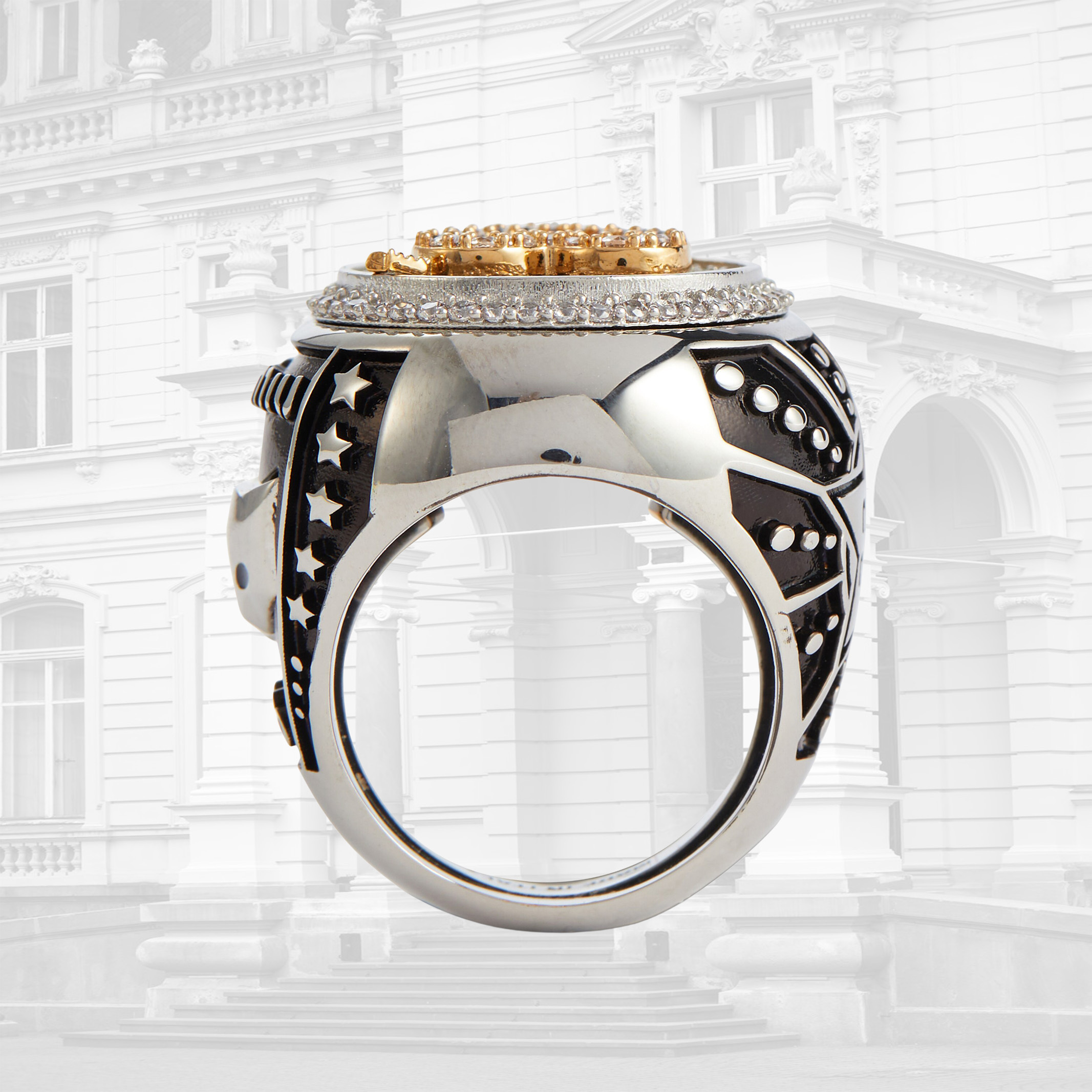 人気＊ MiuMiu クリスタル装飾のリング (MiuMiu/指輪・リング