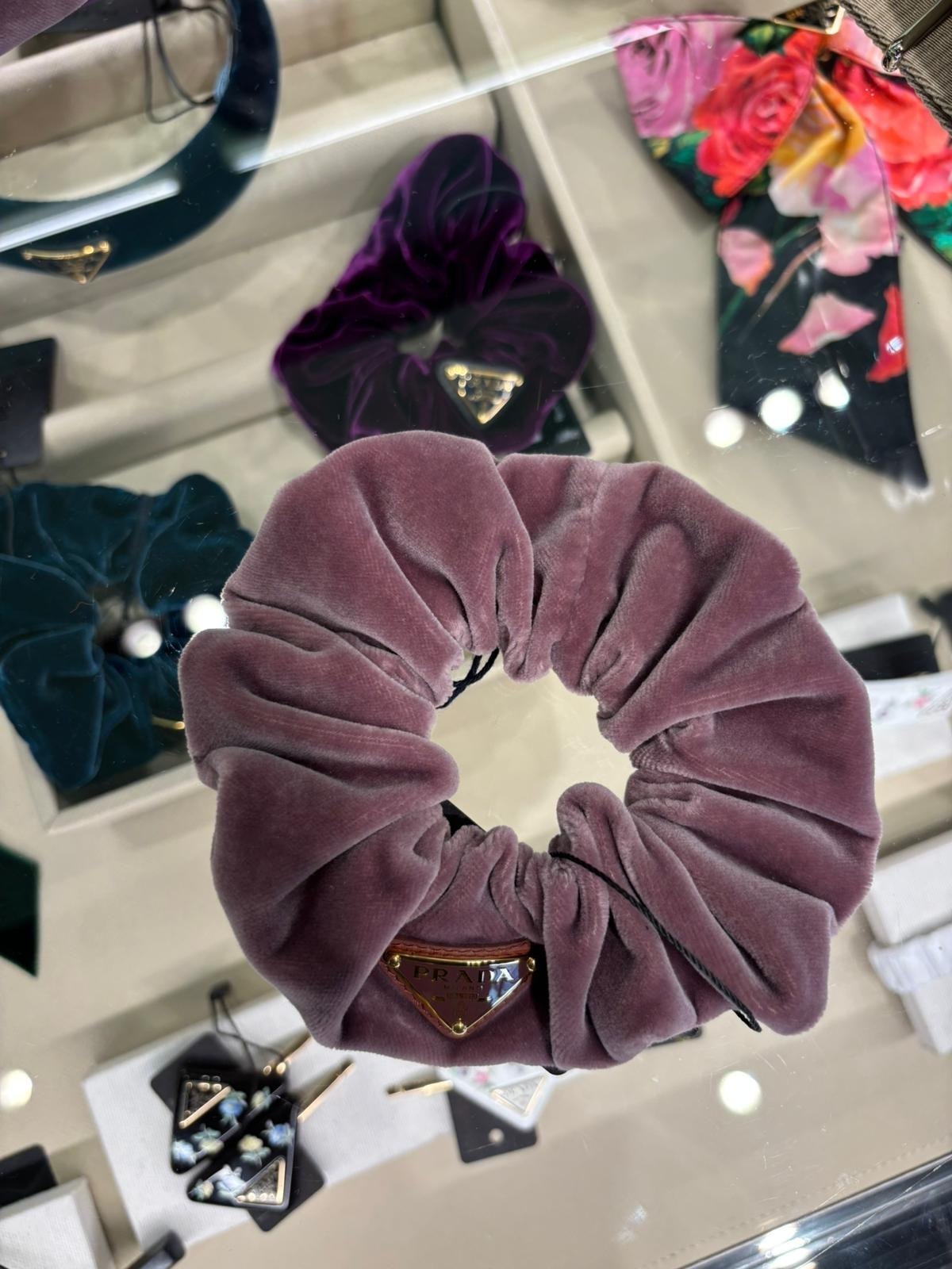 Outlet!【 PRADA 】1IF015 ベルベット シュシュ (PRADA/ヘア