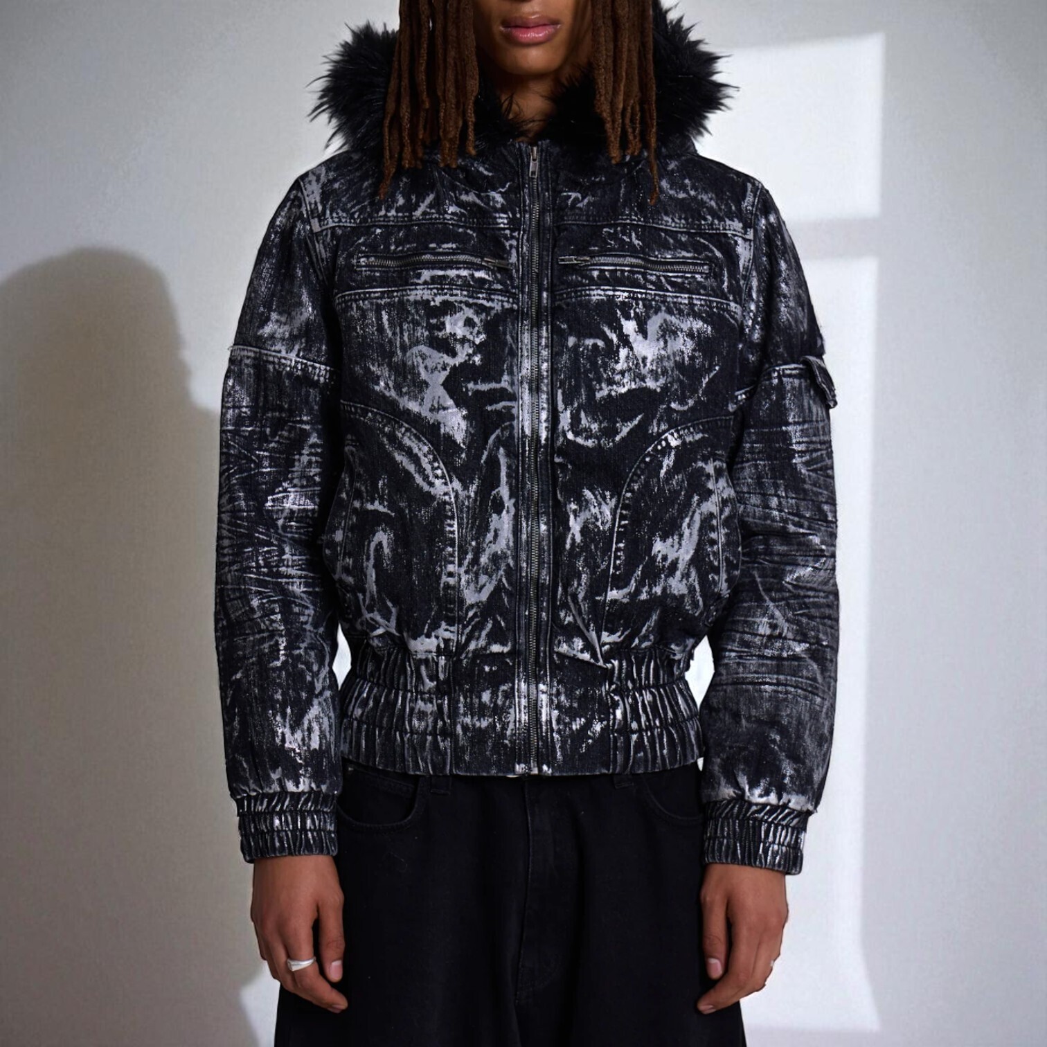 英国発☆Jaded London☆Gunmetal Marshal Jacket (JADED LONDON