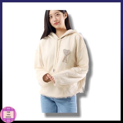 ベージュ系 AMI PARIS(アミ パリス) パーカー・フーディ(メンズ