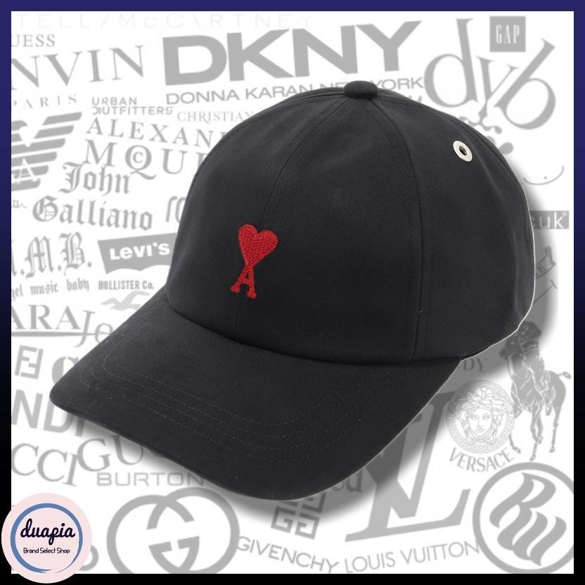 ☆AMI PARIS☆チェーンステッチ ハート ロゴ キャップ (AMI PARIS