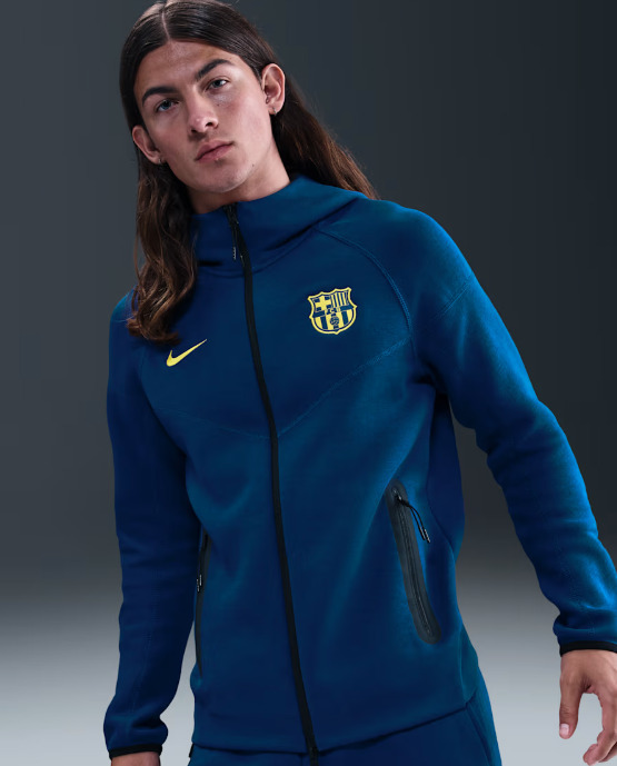 レア☆NIKE バルセロナ FC Barcelona テックフリースパーカー (Nike