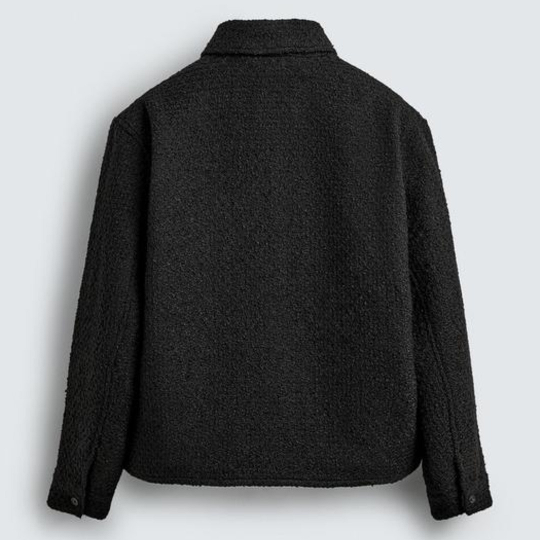 ZARA］テクスチャードポケットシャツジャケット (ZARA/テーラード