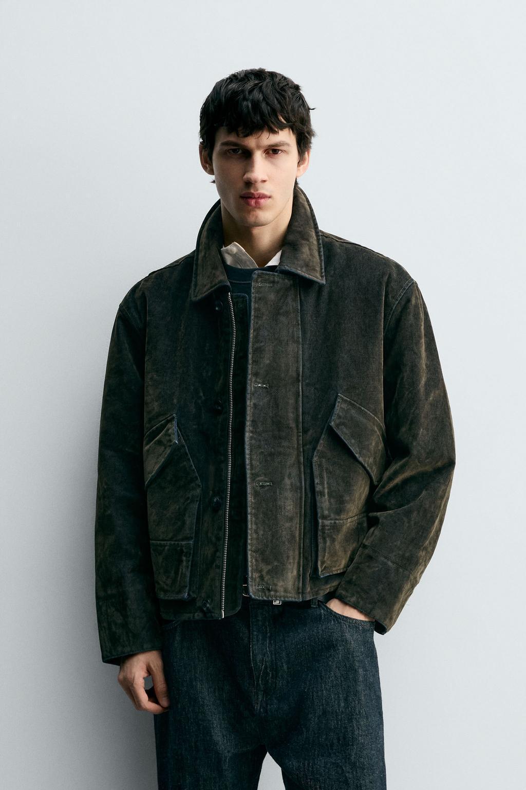 ZARA ベロアツイルジャケット (ZARA/ジャケットその他) 3833/306/529