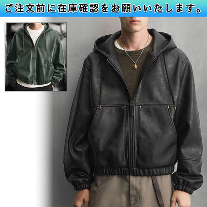 HOOD フード ZARA(ザラ) レザージャケット(メンズ) - ブランド通販のBUYMA