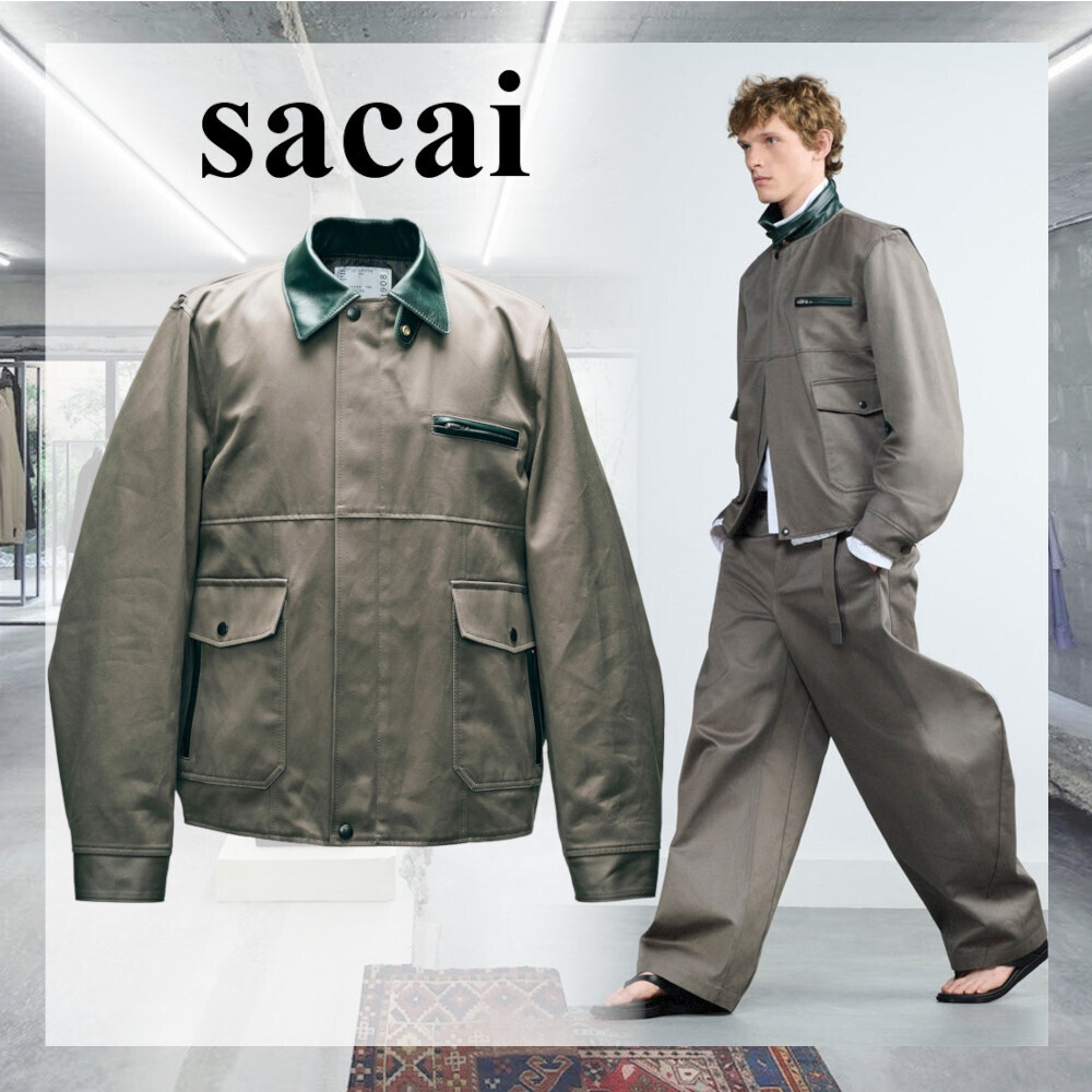 国内より1WEEK【sacai】Cotton Chino Blouson (sacai/ブルゾン