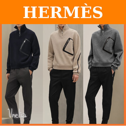 ジップ HERMES(エルメス) ニット・セーター(メンズ) - ブランド通販のBUYMA