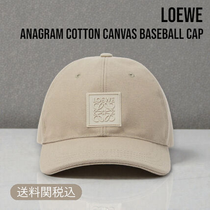 ベージュ系 LOEWE Anagram(ロエベ アナグラム) キャップ(メンズ