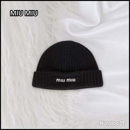 チェック MiuMiu(ミュウミュウ) 帽子(レディース) - ブランド通販のBUYMA