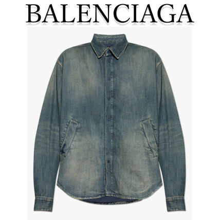 ブルー（青）系 BALENCIAGA(バレンシアガ) シャツ(メンズ) - ブランド