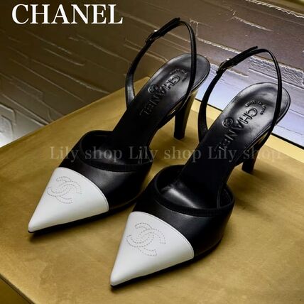 バイカラー CHANEL(シャネル) パンプス(レディース) - ブランド通販のBUYMA