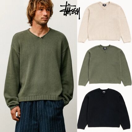 グリーン（緑）系 S STUSSY(ステューシー) ニット・セーター(メンズ
