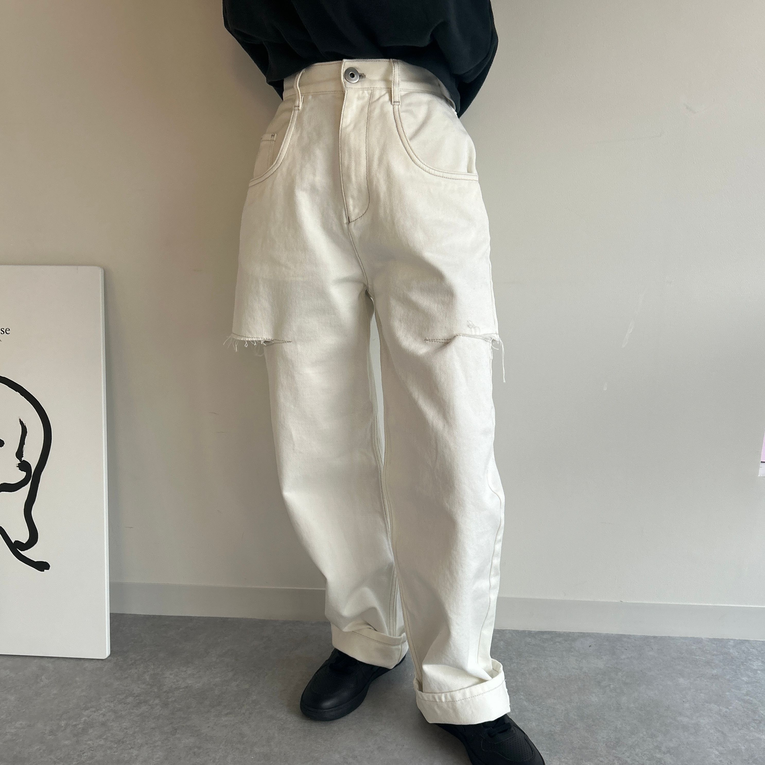 Maison Margiela(メゾン マルジェラ)の人気デニム「カットアウトデニム