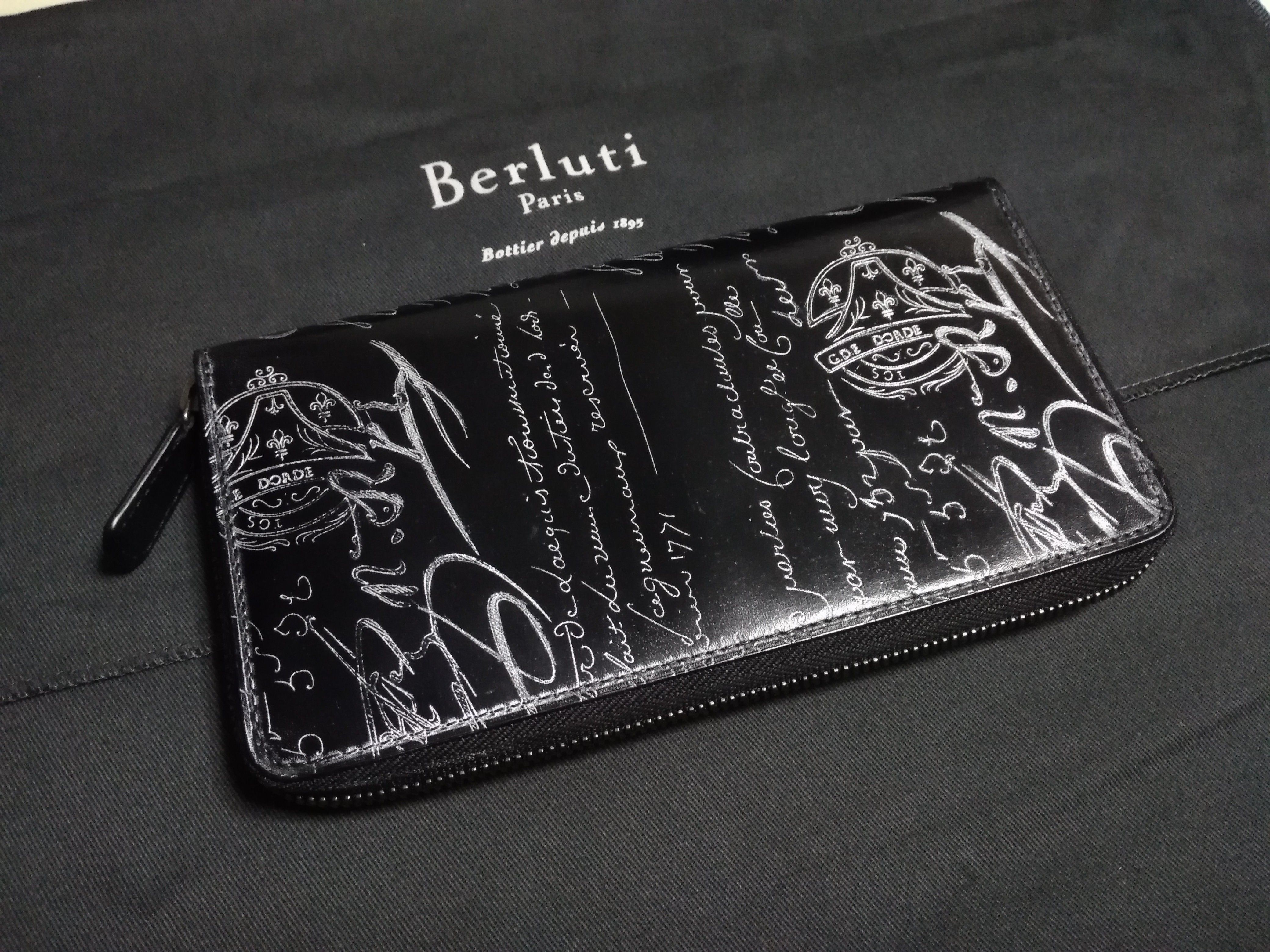 ダブルスタンプxシルバーパティーヌ希少品!!ベルルッティ ITAUBA