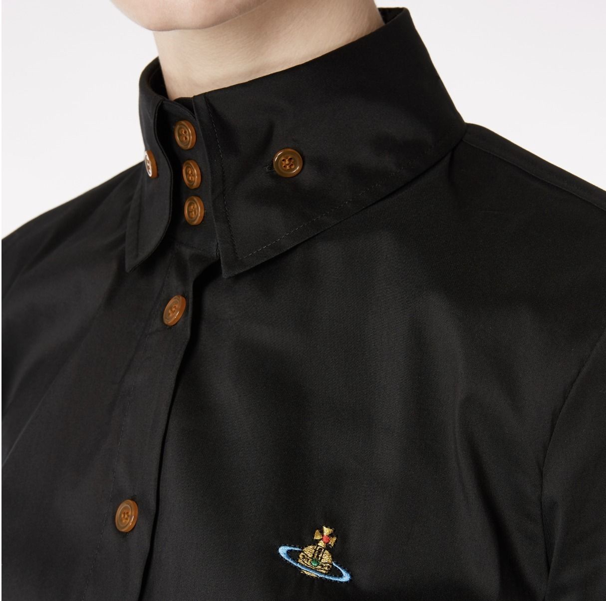 ☆大人気☆KRALL 高襟シャツ 白 or 黒 (Vivienne Westwood/ブラウス